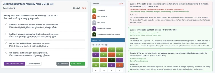 Realistic Mock Tests with Detailed Solutions